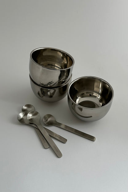 HEDONISM stainless steel cup  - set of 2