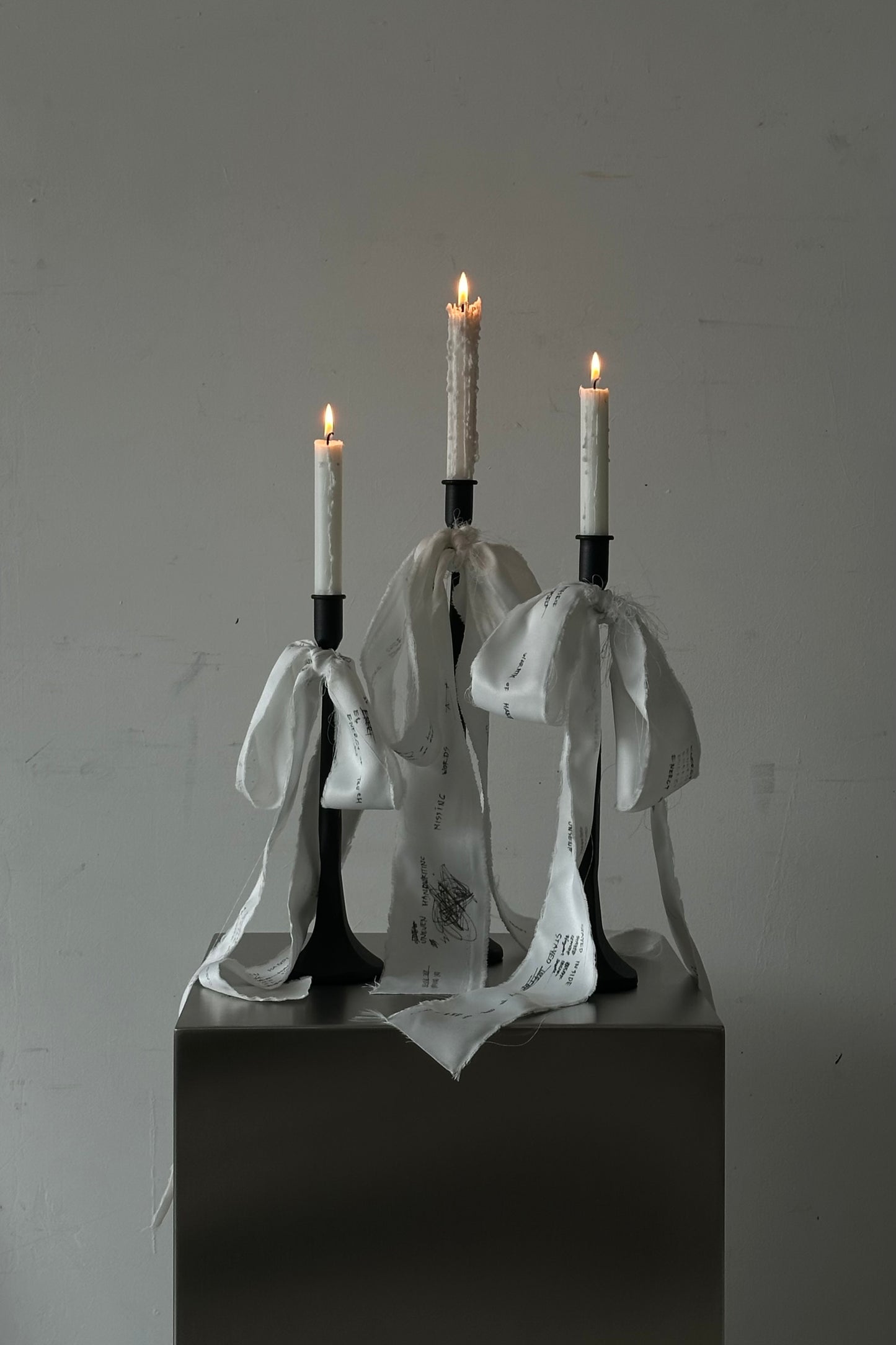 UNFINISHED candleholder
