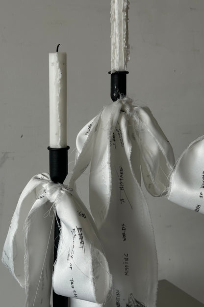 UNFINISHED candleholder