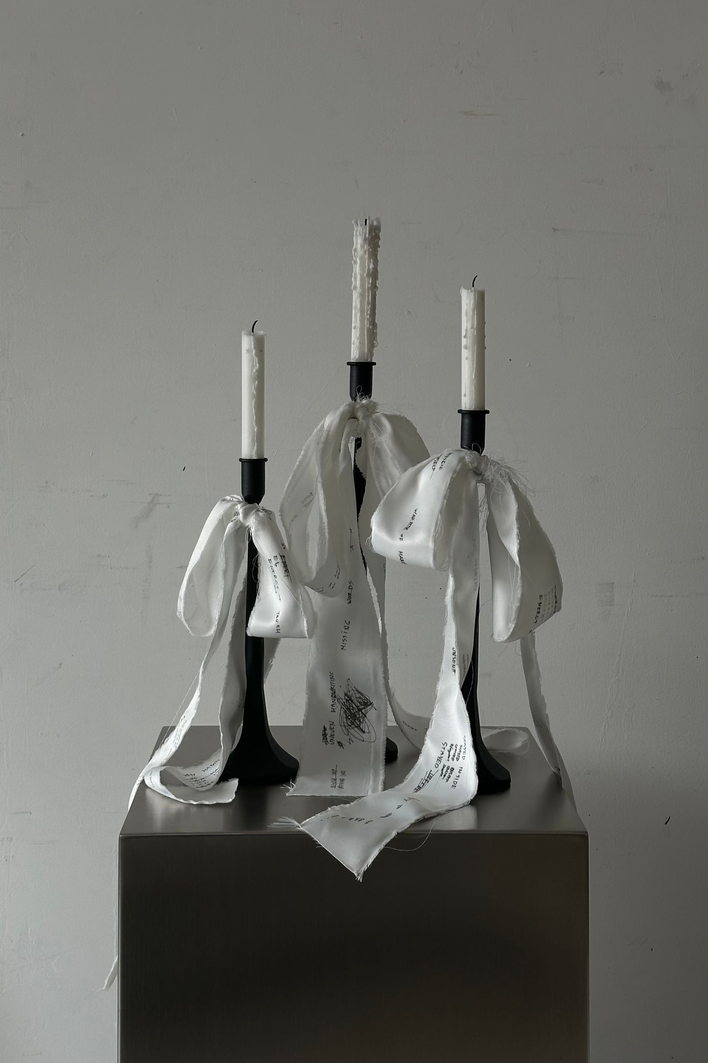 UNFINISHED candleholder