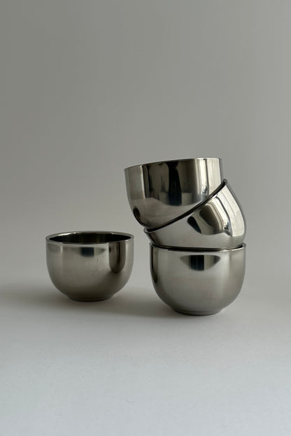 HEDONISM stainless steel cup  - set of 2