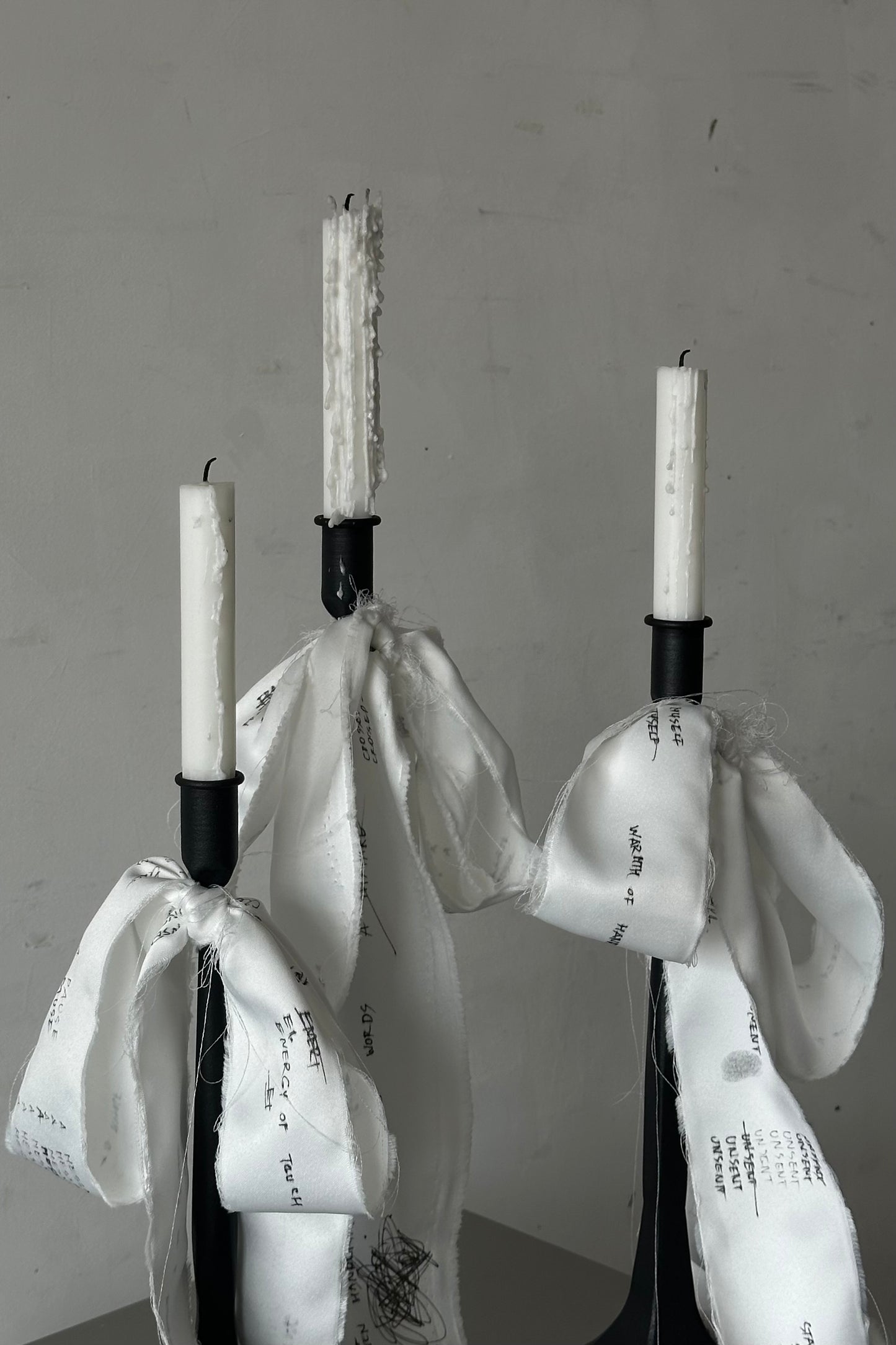UNFINISHED candleholder