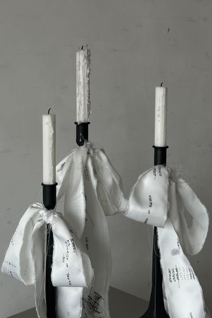 UNFINISHED candleholder