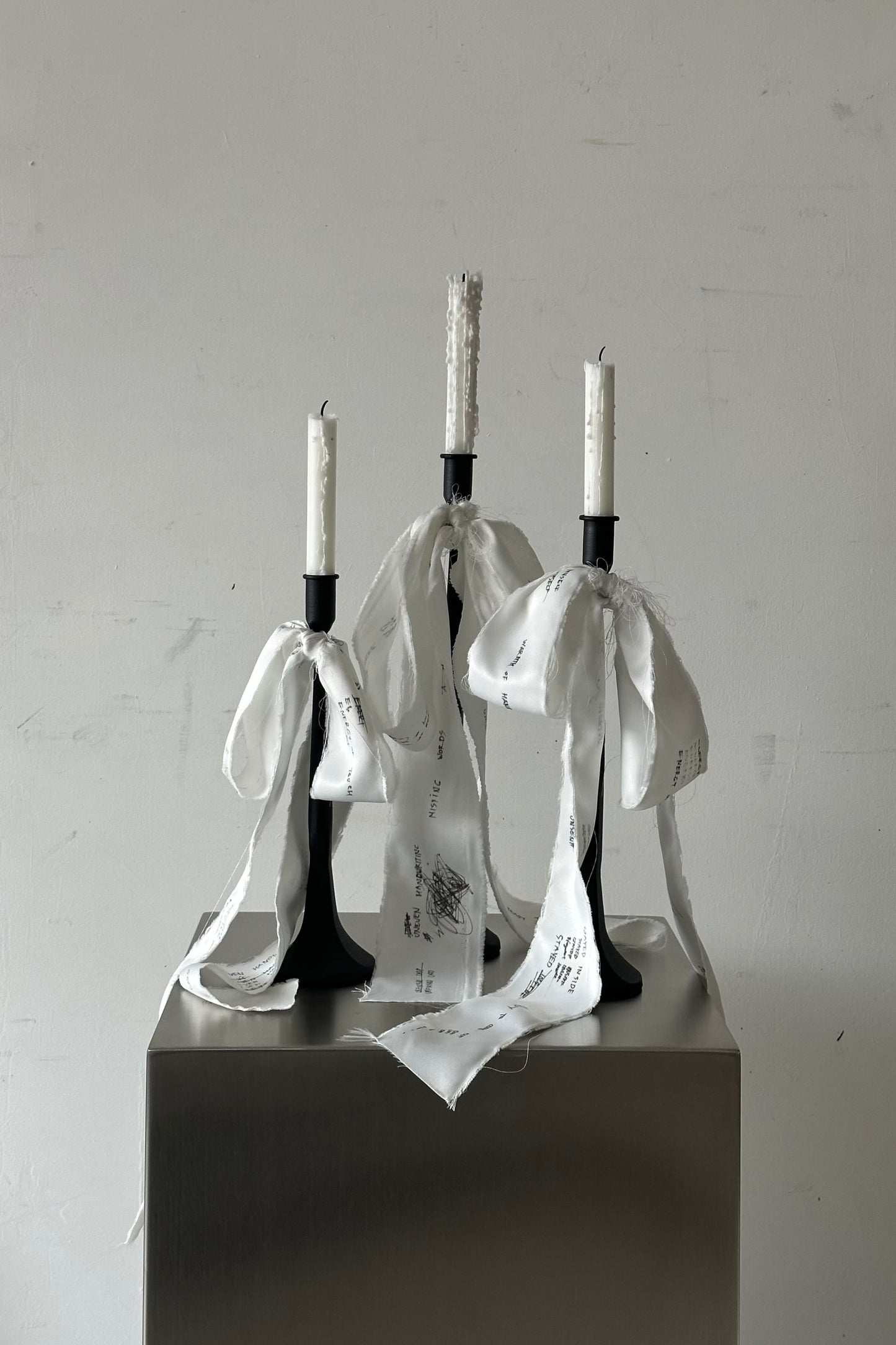 UNFINISHED candleholder