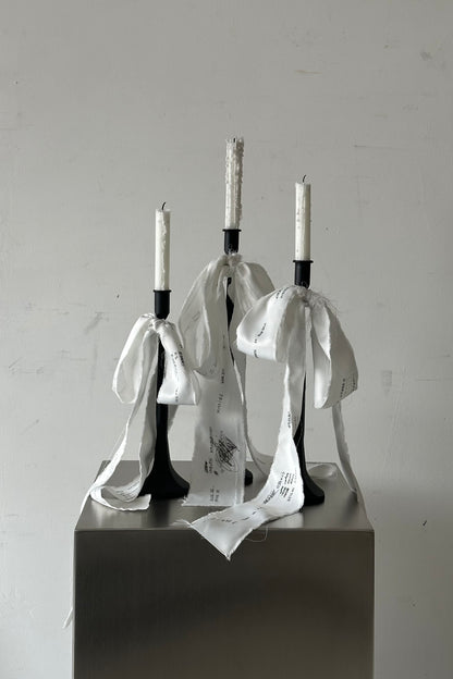 UNFINISHED candleholder