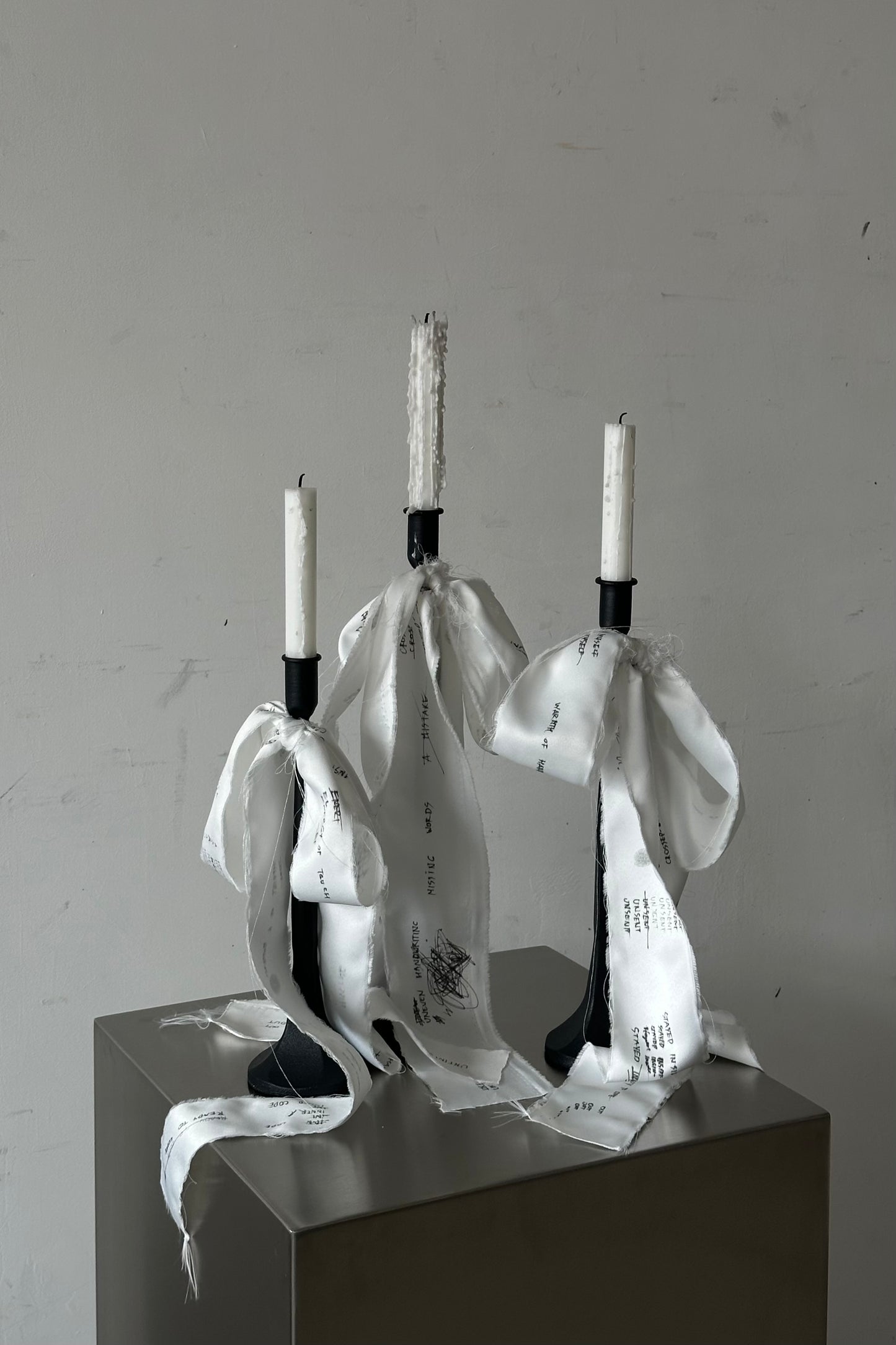 UNFINISHED candleholder