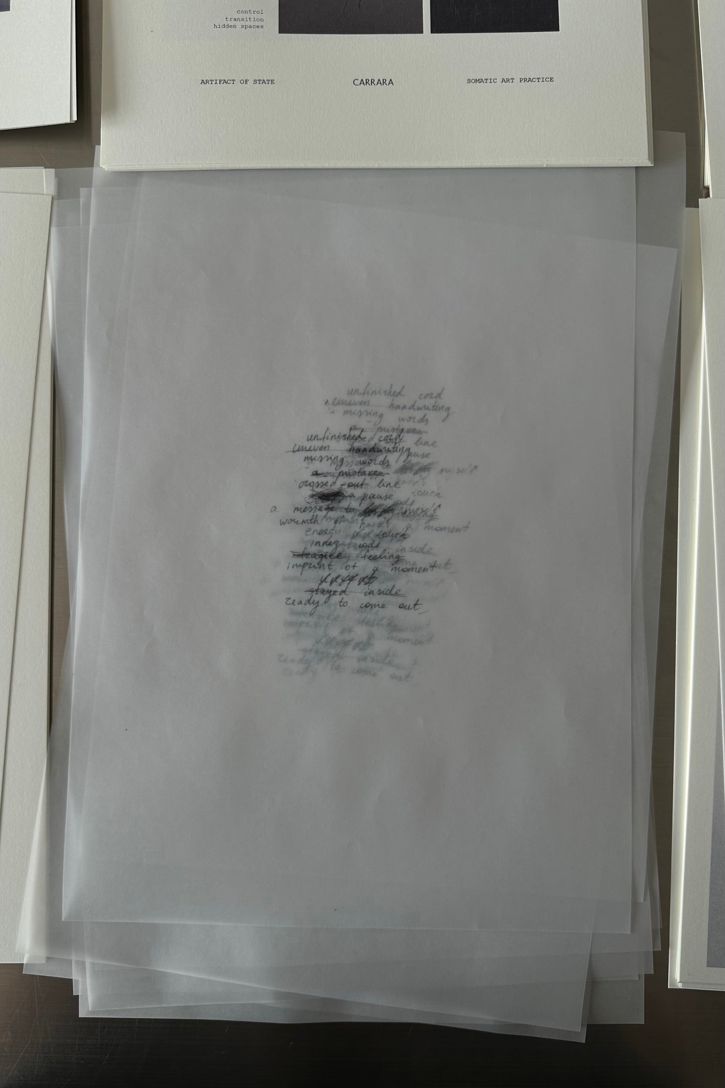 ARTIFACT OF STATE self-guided practice