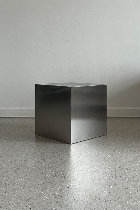 NOSTALGIA stainless steel cube